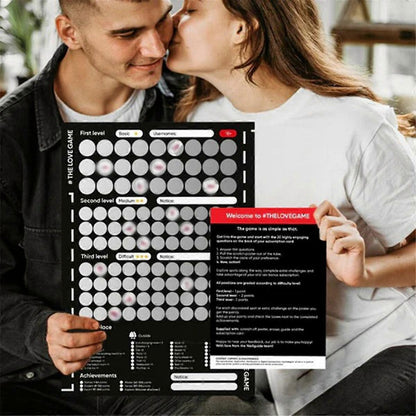 Valentine's Scratch-Off Date Poster