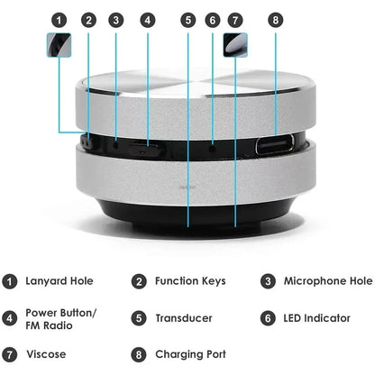 2025 Hummingbird Bone Conduction Speaker | TWS & FM