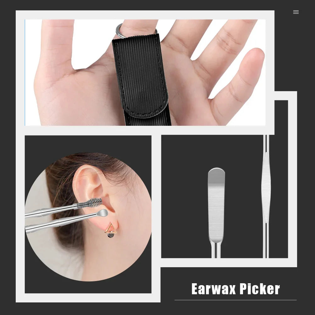Spring Ear Wax Cleaner Tool Set