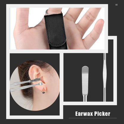 Spring Ear Wax Cleaner Tool Set